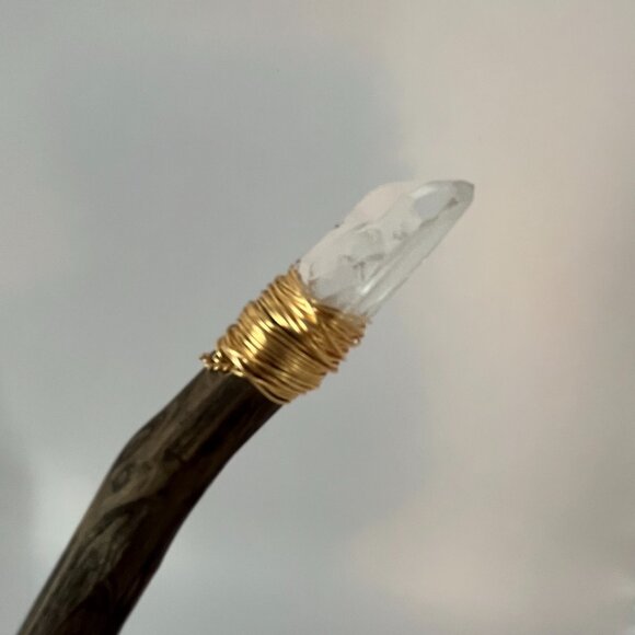 Handmade Optical Lemurian Wand - "Simplicity" (Reiki Infused) - *One of a Kind* - Picture 4 of 4